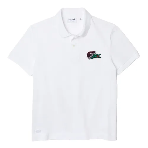 Áo Polo Nam Lacoste Organic Cotton Piqué Polo White PH1369 001 Màu Trắng Size 2