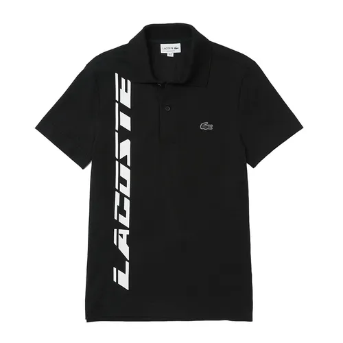 Áo Polo Nam Lacoste Regular Fit Branded Piqué Polo PH9643 031 Màu Đen Size 2 - Thời trang - Vua Hàng Hiệu