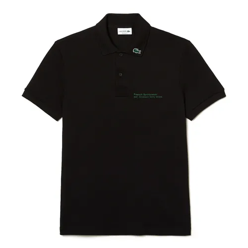 Áo Polo Nam Lacoste Regular Fit Polo Shirt PH0088 031 Màu Đen Size 5