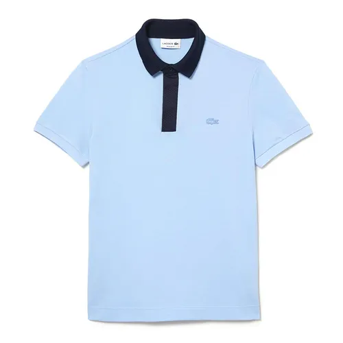 Áo Polo Nam Lacoste Smart Paris Polo With Cotton Petit Pique PH5367 CM9 Màu Xanh Nhạt Size 4 - Thời trang - Vua Hàng Hiệu
