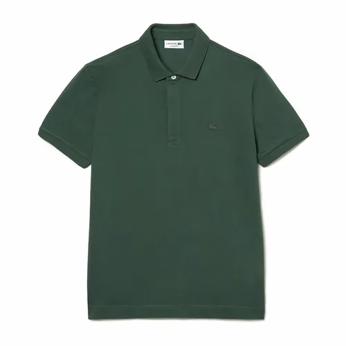 Lacoste Xanh rêu Áo Polo - Áo Polo Nam Lacoste Smart Paris Stretch Cotton Piqué Polo Shirt PH5522 5HX Màu Xanh Rêu Size 2 - Vua Hàng Hiệu