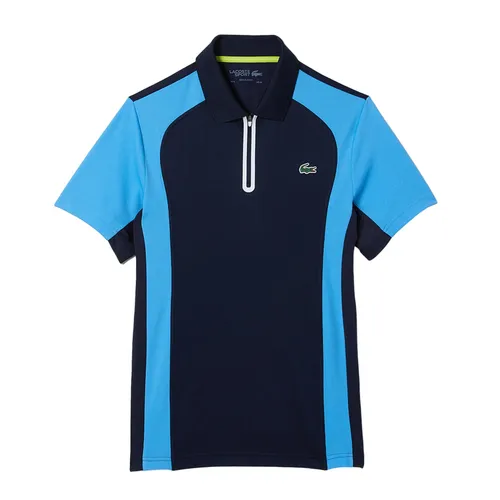 Áo Polo Nam Lacoste Sport Thermo Regulating Ultra Dry Piqué DH9270 - 61E Màu Xanh Size 2
