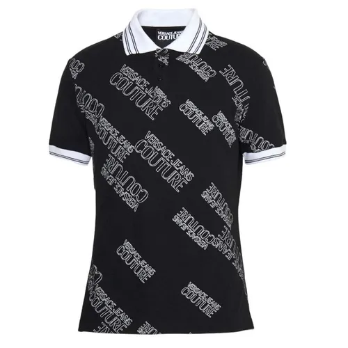 Áo Polo Nam Versace Jeans Couture Noir 72GAG6S3 Màu Đen Size M