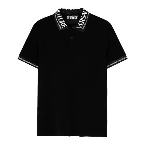 Áo Polo Nam Versace Jeans Couture Polo Shirt 74GAGT02 Màu Đen Size M