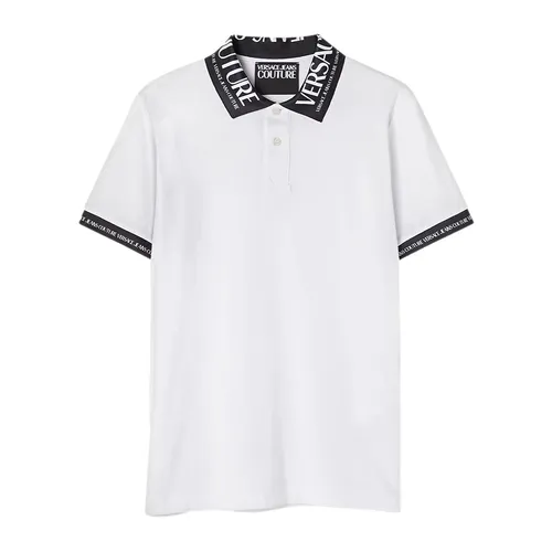Áo Polo Nam Versace Jeans Couture Polo Shirt 74GAGT02 Màu Trắng Size S