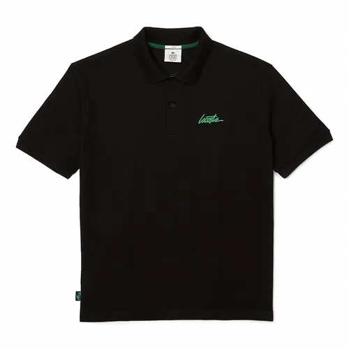 Áo Polo Unisex Lacoste Live Loose Fit Signature Cotton Polo PH2758 DNQ Màu Đen Size S