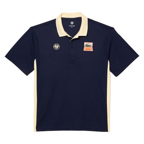 Áo Polo Unisex Lacoste Sport Roland Garros Edition Ultra-Dry Polo Shirt DH6583-VIX Màu Xanh Navy Size XS-1