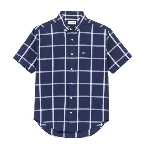 Áo Sơ Mi Cộc Tay Nam Lacoste CH633 - S2P Màu Xanh Navy Size 40 - Thời trang - Vua Hàng Hiệu
