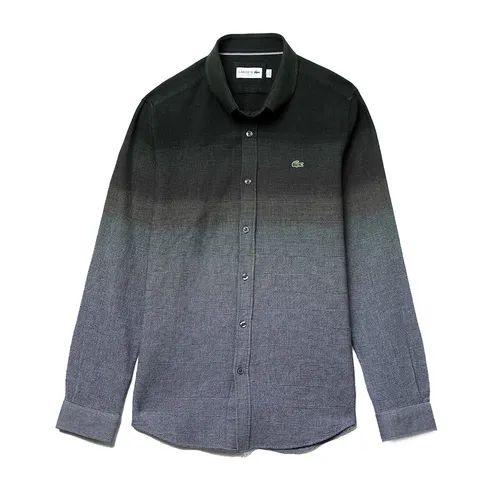 Áo Sơ Mi Dài Tay Nam Lacoste CH2141 - 41Y Màu Xanh Xám Size 41