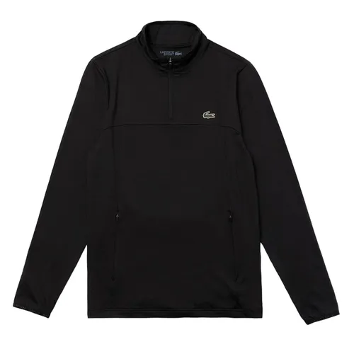 Áo Thun Dài Tay Nam Lacoste Sport Stretch Zippered Collar Sweatshirt SH4806 031 Màu Đen Size 3 - Thời trang - Vua Hàng Hiệu