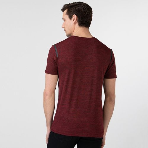 Áo Thun Nam Lacoste Sport Slim Fit T-Shirt TH0119 19R Màu Đỏ Đô Size 3-3