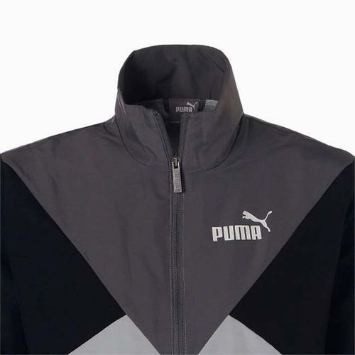 Bộ Thể Thao Nam Puma Men's Woven Track Jersey Top And Bottom 672503-01 Màu Đen Xám Size L-5