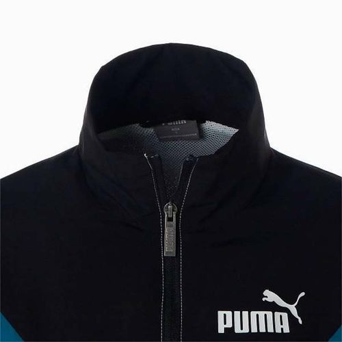 Bộ Thể Thao Nam Puma Men's Woven Track Jersey Top And Bottom 672503-17 Màu Xanh Trắng Size S-3