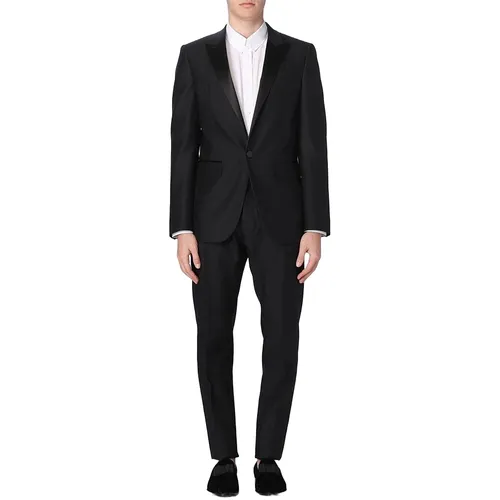 DSquared2 - Bộ Vest Nam Dsquared2 Slim Single-Breasted Suit Black Màu Đen Size 46 - Vua Hàng Hiệu