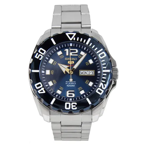 Đồng Hồ Nam Seiko Automatic Baby Monster SRPB37J1 Màu Xanh Bạc