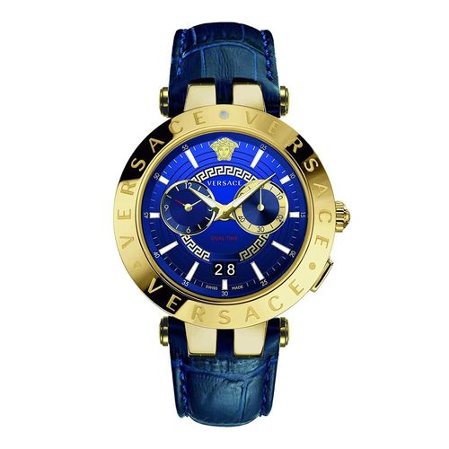 Đồng Hồ Nam Versace V-Race Blue Dial Watch VEBV002 19 Màu Xanh