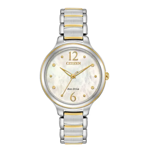 Đồng Hồ Nữ Citizen Eco Drive Watch EM0554-58N Màu Bạc - Vàng Gold