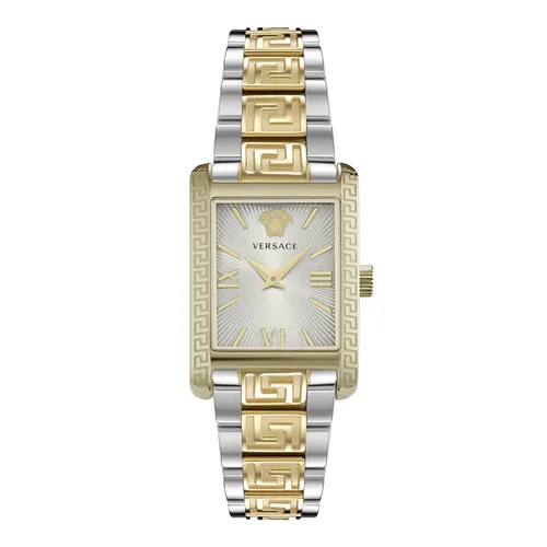 Đồng hồ - Đồng Hồ Nữ Versace Tonneau Watch VE1C00621 Màu Vàng - Bạc - Vua Hàng Hiệu