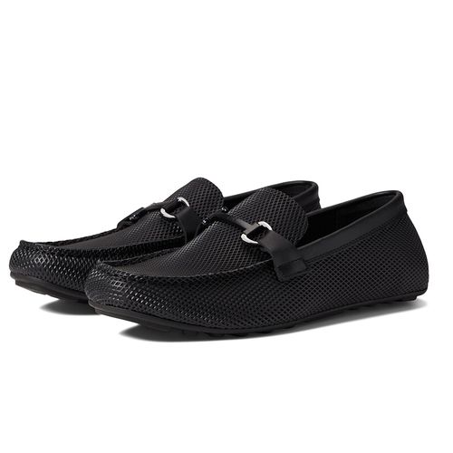 Giày Lười Nam Calvin Klein CK Ori Driving Style Loafer Màu Đen Size 9