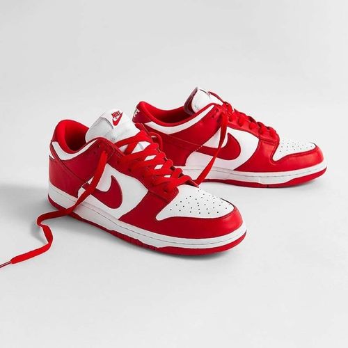 Giày Sneaker Nam Nike Dunk Low University Red (2020) CU1727-100 Màu Đỏ Trắng Size 42-3