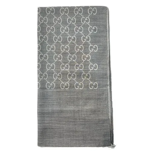 Khăn Quàng Cổ Gucci Muffler Stole 165904 3G646 1400 Màu Xám Size 45 x 180cm - Thời trang - Vua Hàng Hiệu