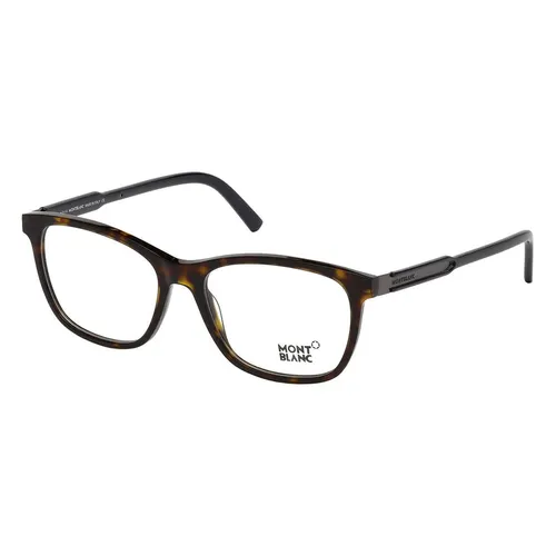 Kính Mắt Cận Montblanc Tortoise Plastic Eyeglasses MB 631 056 Màu Havana Đậm