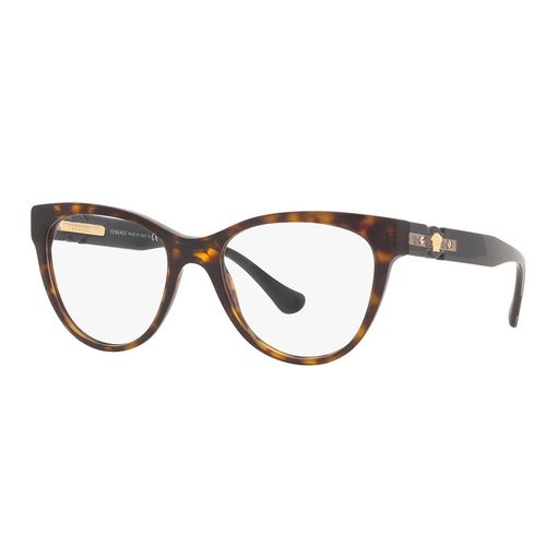 Kính Mắt Cận Nữ Versace Eyeglass VE3304 108 Màu Nâu/Đen