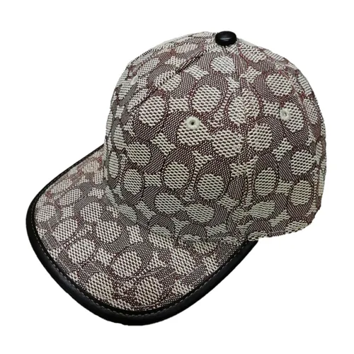 Mũ nón Coach - Mũ Coach Signature Jacquard Baseball Cap Màu Nâu Size XS/S - Vua Hàng Hiệu