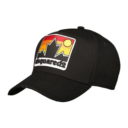 Mũ Dsquared2 Baseball Patch Cap 021721 Màu Đen Họa Tiết