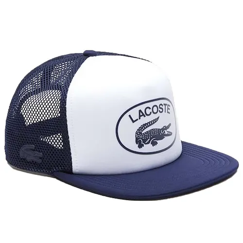 Mũ Lacoste Mesh Trucker Cap Navy/White RK0236 51 525 Màu Trắng/ Xanh Navy