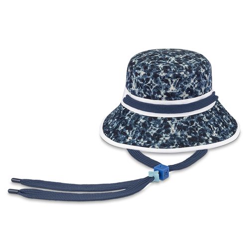 Mũ Louis Vuitton LV Play Monogram Pointillism Bucket Hat M7144L Màu Xanh Blue Size 58