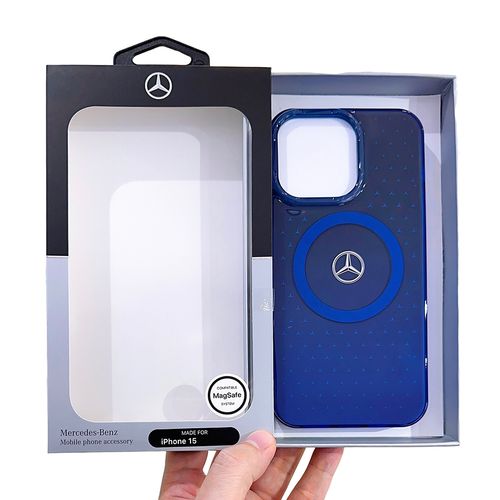 Ốp Điện Thoại Mercedes-Benz Case For iphone 15  Màu Xanh Dương-1