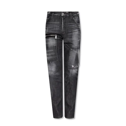 Thời trang Đen xám Quần jeans - Quần Jean Nam Dsquared2 Coolguy S71LB1042 Màu Đen Xám Size 44 - Vua Hàng Hiệu