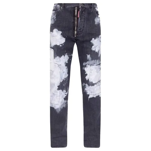 DSquared2 Xám Quần jeans - Quần Jean Nam Dsquared2 Coolguy S71LB1049 Màu Xám Size 46 - Vua Hàng Hiệu