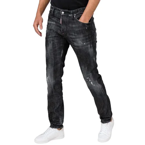 Thời trang Đen xám Quần jeans - Quần Jean Nam Dsquared2 Coolguy S74LB0698 Màu Đen Xám Size 44 - Vua Hàng Hiệu
