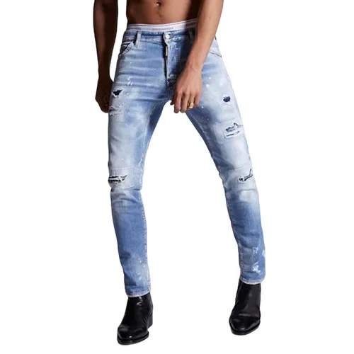 Quần Jean Nam Dsquared2 Coolguy S74LB0978 Màu Xanh Size 44
