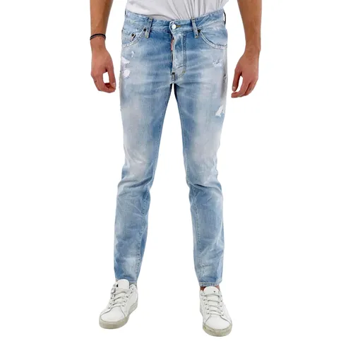 Quần Jean Nam Dsquared2 Coolguy S74LB1095 Màu Xanh Size 44