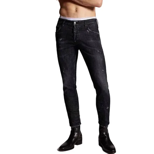Quần Jean Nam Dsquared2 Skater S71LB0664 Màu Đen Size 44