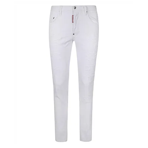 Quần Jean Nam Dsquared2 Skater S74LB0861 Màu Trắng Size 46