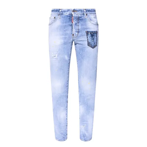 Quần Jean Nam Dsquared2 Skater S74LB0982 Màu Xanh Nhạt Size 44 - Thời trang - Vua Hàng Hiệu