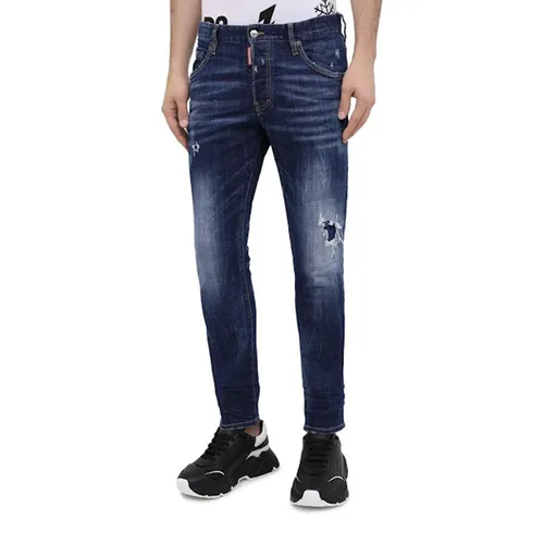 Quần Jean Nam Dsquared2  Skater S79LA0009 Màu Xanh Size 44