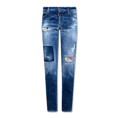 Quần Jean Nam Dsquared2 Slim S74LB1055 Màu Xanh Size 46 - Thời trang - Vua Hàng Hiệu