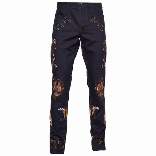 Quần Jeans Nam Dolce & Gabbana D&G G4S4MX Màu Xanh Đen Size 46
