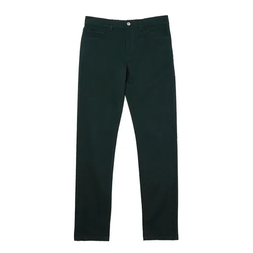 Quần Kaki Nam Lacoste Slim Fit 5-Pocket Stretch Cotton Pants HH9561 YZP Màu Xanh Green Size 34 - Thời trang - Vua Hàng Hiệu