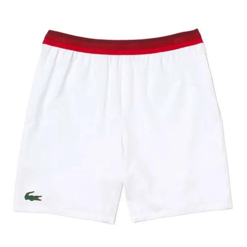 Thời trang 87% Polyester, 13% Elastane - Quần Nam Short Lacoste Men's GH6906-WE0 Màu Trắng Size 5 - Vua Hàng Hiệu