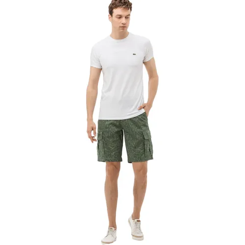 Lacoste - Quần Short Nam Lacoste Men's Bermudas FH0906 - 06Y Màu Xanh Green Size 30 - Vua Hàng Hiệu