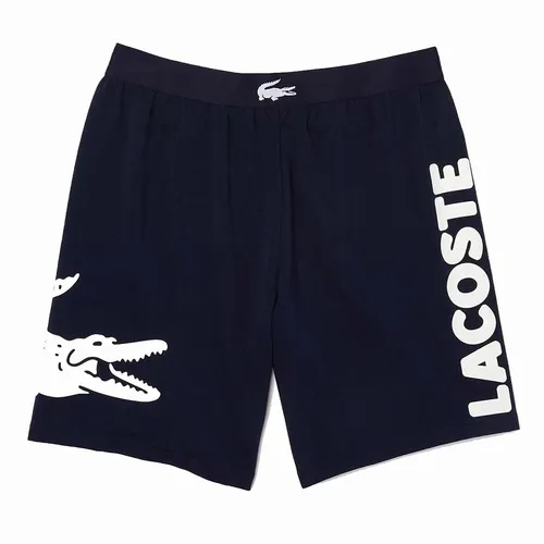 Quần Short Nam Lacoste Men's Crocodile Print And Branded Stretch Cotton Indoor GH5461-525 Màu Xanh Đen Size M - Thời trang - Vua Hàng Hiệu
