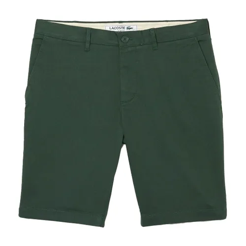 Lacoste - Quần Short Nam Lacoste Men's Slim Fit Stretch Cotton Bermuda FH2647-5HX Màu Xanh Lá Size 33 - Vua Hàng Hiệu