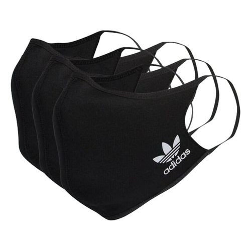 Set 3 Khẩu Trang Unisex Adidas Face Covers Facemasks 3-Pack, Black/Metallic Nickel HC4704 Màu Đen Size M-1