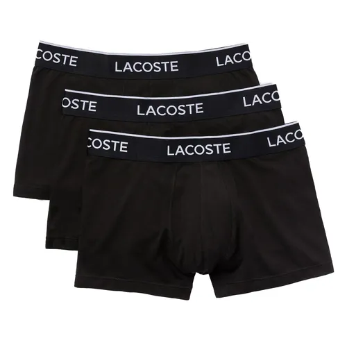 Thời trang Lacoste Quần lót - Set Quần Lót Lacoste Casual Black Trunks 5H3389 - 031 Size S - Vua Hàng Hiệu